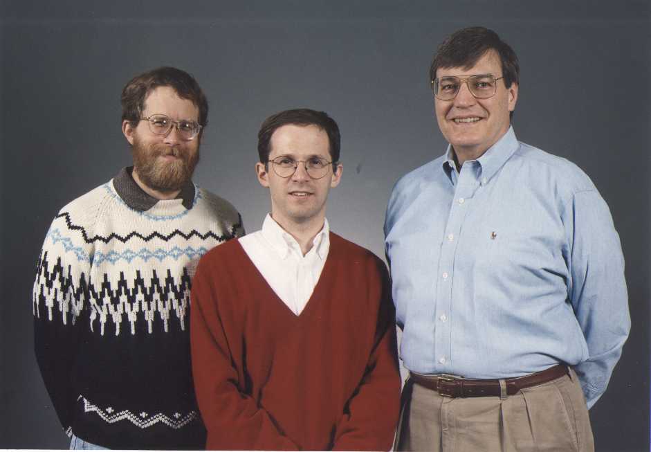 NIST Developers of OOF: (left to right) Andy Roosen, Steve Langer, and Ed Fuller