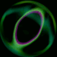 Decay of a dark soliton into vortex rings in a Bose-Einstein condensate