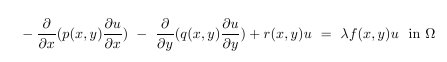 Eigenvalue problem