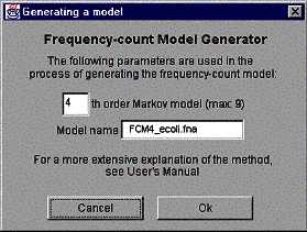 Frequency Count Dialog