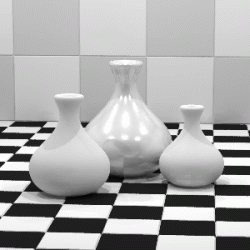 Figure 12: Three rendered vases using NEFDS data
