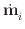 $\dot{{\textbf{m}}}_{i}^{}$