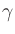 $\displaystyle \gamma$